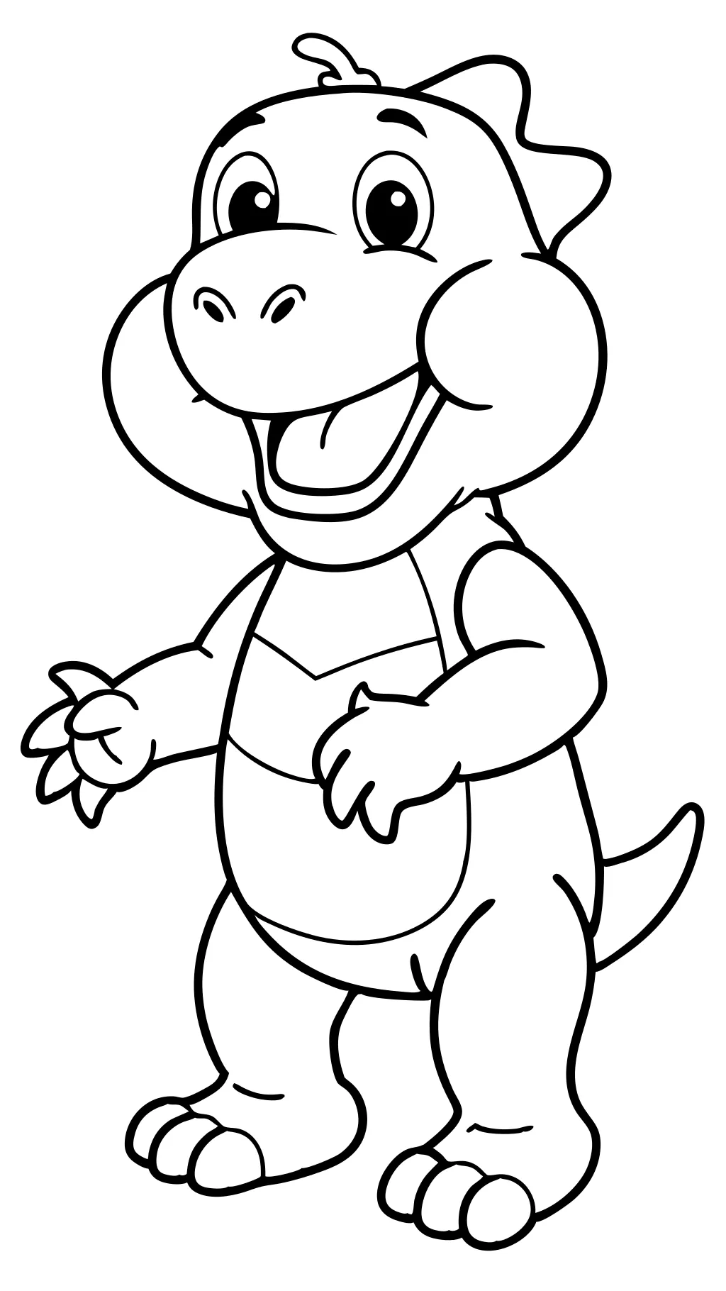 coloriage barney imprimable